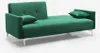 divano letto a 3 posti in tessuto vellutato dal design Anteprima dell’immagine prodotto 4
