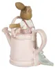 Clayre & Eef Figur Kaninchen 10x6x11 cm Rosa Kunststoff Produktbild-Vorschau 3