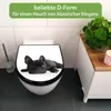 WC Sitz D-Form Schwarz mit Absenkautomatik Motiv Bulldogge Produktbild-Vorschau 2