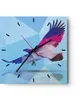 Wanduhr - Quadrat - Glasuhr - Eagle Illustration modern Produktbild-Vorschau 1