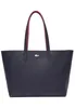 A dark blue tote bag with red accents on the handles, displayed against a white background. Anteprima dell’immagine prodotto