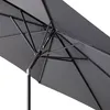 DEGAMO Marktschirm 300cm grau knickbar, mit Kurbel, Produktbild-Vorschau 5