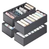 Aufbewahrungsbox Set aus Vliesstoff – faltbarer Schubladen Produktbild-Vorschau 1