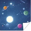 MuchoWow® Poster Eine Illustration des mit Planeten Produktbild-Vorschau 1
