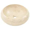 vidaXL Lavabo 40x12 cm in marmo crema Anteprima dell’immagine prodotto 3