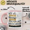 Wakeboarderin Tasse Geschenk Spruch Wer Will Schon Produktbild-Vorschau 3