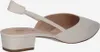 Peter Kaiser Peeptoes & Slingpumps 7944, Glattleder, Weiß, Produktbild-Vorschau 4