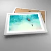 Gerahmtes Poster - Weißer Rahmen - Insel Boot Schiff Ozean Produktbild-Vorschau 3