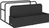vidaXL Contenitore per piscina nero 110x100x57 cm Poly Anteprima dell’immagine prodotto 1