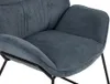 Wohnzimmer Set Aliano blau & Beistelltisch Fermo 2er Set Produktbild-Vorschau 5