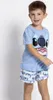 Schlafanzug Für Kinder Stitch Blau - 10 Jahre Produktbild-Vorschau 5