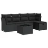 Eleganten-Stil 6-tlg. Garten-Lounge-Set mit Kissen Produktbild-Vorschau 2