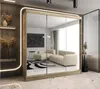 Raummeister Schwebetürenschrank 3D (3-türig) 190 cm - Eiche Produktbild-Vorschau 1