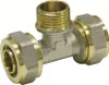 Schraubfitting T-Stück 20 x 2 - 1/2" AG - 20 x 2 Produktbild-Vorschau 1