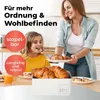 Lumaland Cuisine Brotkasten Brotdose aus Metall mit Bambus Produktbild-Vorschau 8