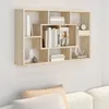 Scaffale a parete rovere Sonoma 85x16x52,5 cm materiale a Anteprima dell’immagine prodotto 1