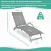 Lot de 2 chaises longues COSTWAY, chaises de jardin avec Voir les images du produit 3