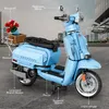 Reobrix 11037 Motorroller Klemmbaustein Modell Blau 1106 Produktbild-Vorschau 4