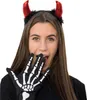 Oblique Unique Haarreif mit Hörnern Teufelshörner Fasching Produktbild-Vorschau 1