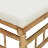 vidaXL 2-tlg. Garten-Lounge-Set mit Cremeweißen Kissen Produktbild-Vorschau 9