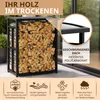 Kaminholzregal Terrasse und Balkon 91×56×117 cm mit Dach Produktbild-Vorschau 3