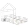 Traumhaftes Kinderbett mit Sicherheitsgitter & Haus-Design, Produktbild-Vorschau 9