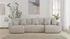 U-Form Sofa ANTONIO DENVER - 312x142x73cm, Wohnzimmersofa Produktbild-Vorschau 4