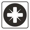 Makita B-23503, 3 Stück(e), Kreuz, 1/4", PZ 3, 25 mm Produktbild-Vorschau 2