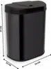 A black sensor trash can with dimensions indicated. Anteprima dell’immagine prodotto