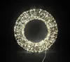 LED Kranz "Golden" Ø 38 cm groß, Outdoor Weihnachtsdeko mit Produktbild-Vorschau 4