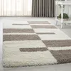 Homebyhome Teppich Hochflor Shaggy Kariert Design Teppich Produktbild-Vorschau 1