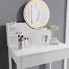 Schminktisch Vicco Surrey Weiß 60 cm mit LED-Spiegel, Model Produktbild-Vorschau 6