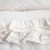 HOMLA MOISES ecru Baumwollbettwäsche mit Spitze 220x200 + Produktbild-Vorschau 2
