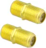 2X SAT F-Buchse Verbinder Kupplung Doppelbuchse Koaxial Produktbild-Vorschau 1