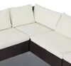 Casaria Set Salotto in Polyrattan XL Cuscini Imbottiti Anteprima dell’immagine prodotto 8