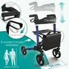 ELONEO inklapbare en lichte rollator met zitplaats, Productafbeelding-voorbeeld 7