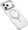A clear protective phone case with a ring holder and MagSafe compatibility. Produktbild-Vorschau