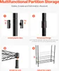 Instructional diagram showing how to assemble a storage rack. Produktbild-Vorschau
