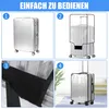 3 Stück Kofferhülle Kofferschutzhülle Transparente PVC Produktbild-Vorschau 5