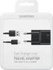 The image shows the packaging of a Samsung fast charging travel adapter. Produktbild-Vorschau