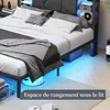 Łóżko 160x200 cm z USB i 2 szufladami, zagłówek Podgląd zdjęcia produktu 7