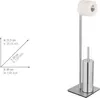 WENKO Stand WC Garnitur Edelstahl Toilettenbürste Produktbild-Vorschau 7