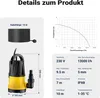 Wiltec Tauchpumpe mit Sensor 750 W, Tiefbrunnenpumpe mit 2 Produktbild-Vorschau 3