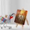 Belle Vous Mini Leinwand mit Holz Bildhalterung Ständer Produktbild-Vorschau 11
