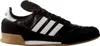 A side view of a black Adidas sneaker with white stripes and a tan sole. Náhled obrázku produktu