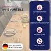 Beautex transparentes Tischset Platzset Tischschutz, Produktbild-Vorschau 3