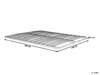 BELIANI Rošt 140 x 200 cm topolové dřevo 48 lamel ložnice Náhled obrázku produktu 2