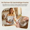 2 Stück Groß Brotbeutel Leinen, 30*40 cm, Brotaufbewahrung, Produktbild-Vorschau 6