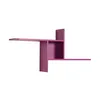 A purple shelf unit against a white background. Produktbild-Vorschau