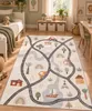 Kinder Teppich Maui Kids Village Bunt Straße Autos, Produktbild-Vorschau 1